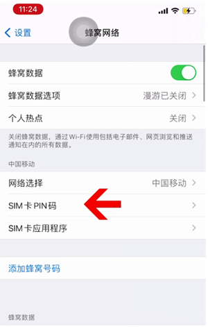 湖里苹果14维修网分享如何给iPhone14的SIM卡设置密码 