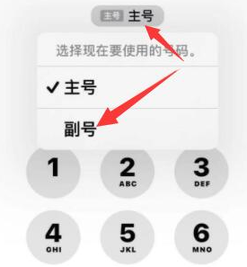 湖里苹果14维修店分享iPhone 14 Pro Max使用副卡打电话的方法 